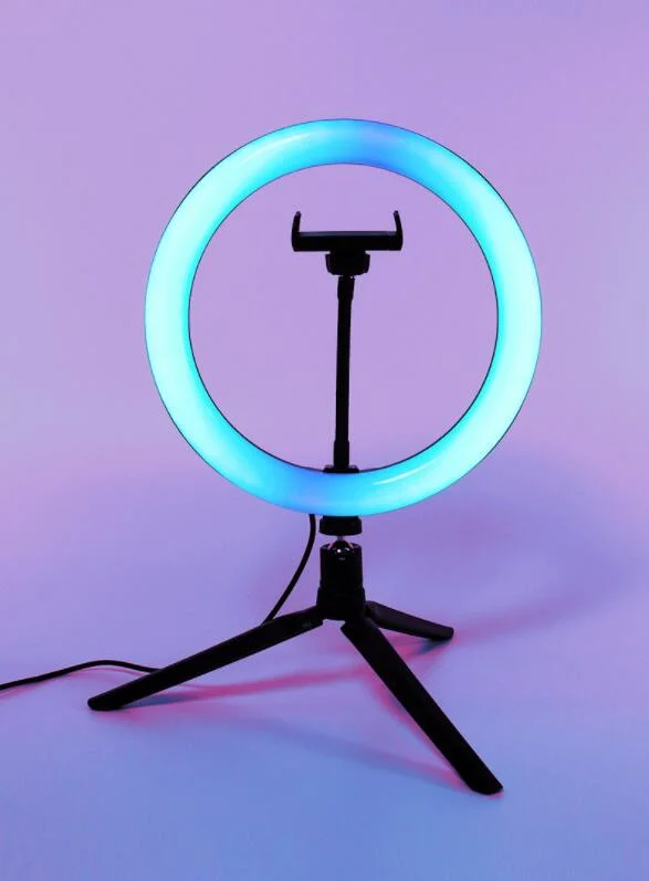 Selfie Light Ring Lights LED Circle Mini Light Rechargeable 3 Modes Makeup Fill Light Cell Phone Tablet Laptop Camera Photography Livestream Video Lighting