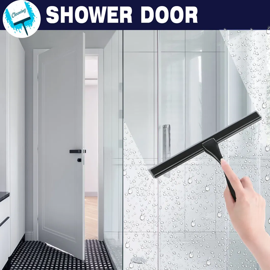 Doors Mirrors Tiles Car Windows 100% All-Purpose Stainless Steel Bathroom Shower Squeegee