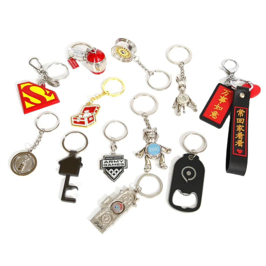 BSCI Disney Certified Factory Custom Logo Keyring 3D Opener Metal Keychain