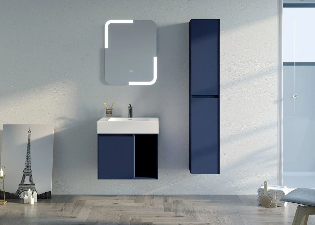 Bathroom Cabinet 600mm Sapphire Blue