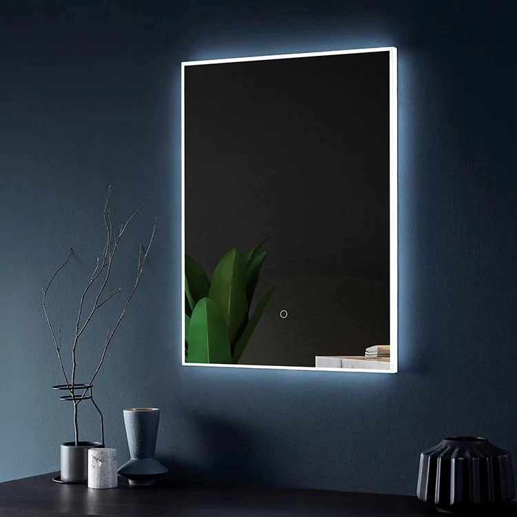 Wholesale Luxury Wall Mounted Acrylic Framed Bathroom Mirror