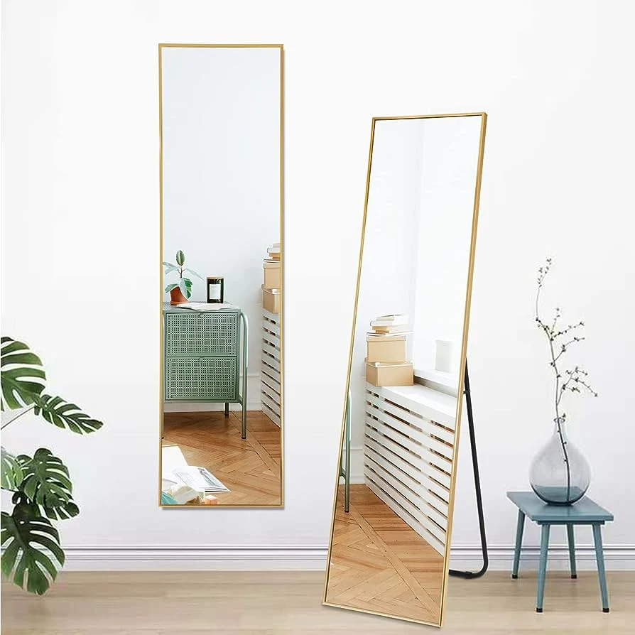 Metal Aluminum Antique Decors Irregular Shaped Mirror Arched Full Length Mirror