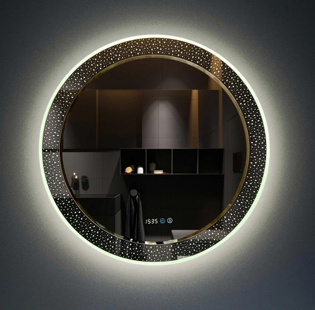 Oval Round Salon Light Vanity Mirror Bathroom Hotel Furniture