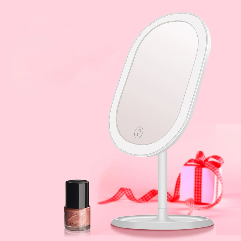 New Design Home White Beauty Table LED Touch Makeup Mirror