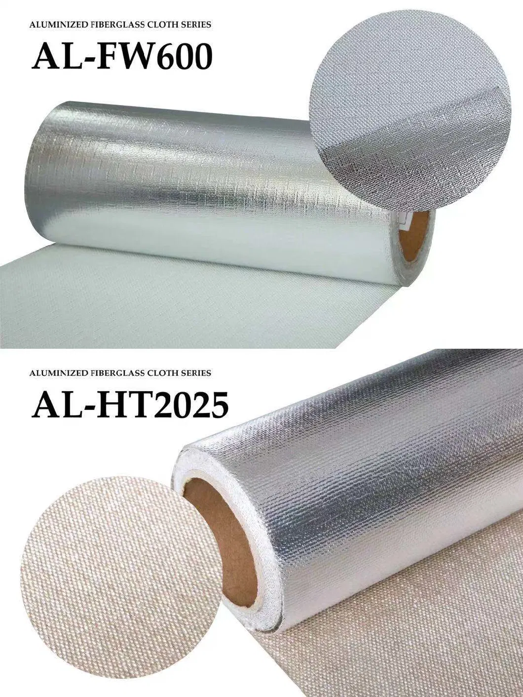 Aluminium Heat Shield Car Fiberglass Cloth Thermal Insulation Cloth