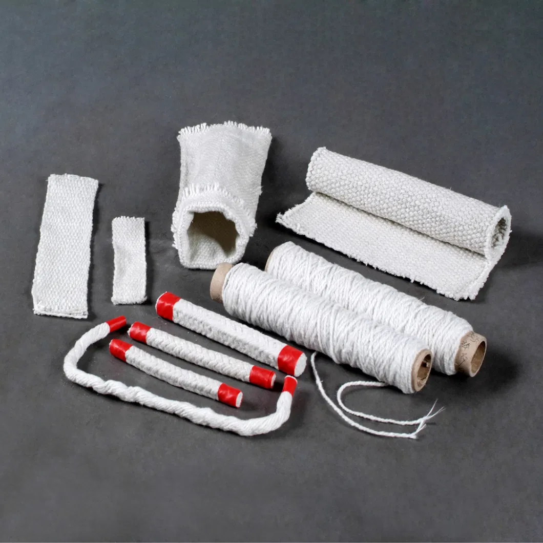 High Temperature Aluminum Foil Steel Mould Refractory Heat Thermal Insulation Resistant Furnace Sintered Weave Woven Ceramic Fiber/ Fibre Cloth