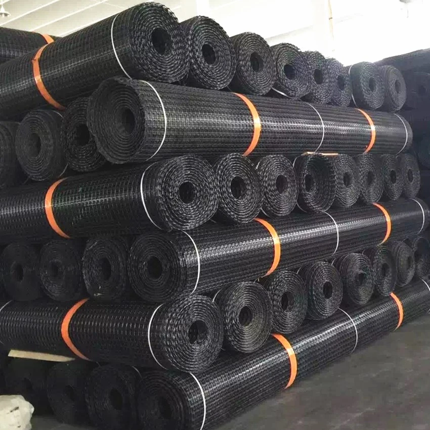 Pet Polyester Geogrid Used for Road/ Bridge Construction Combigrid Nonwoven Geotextile Composite Polypropylene PP/HDPE Biaxial Geogrid