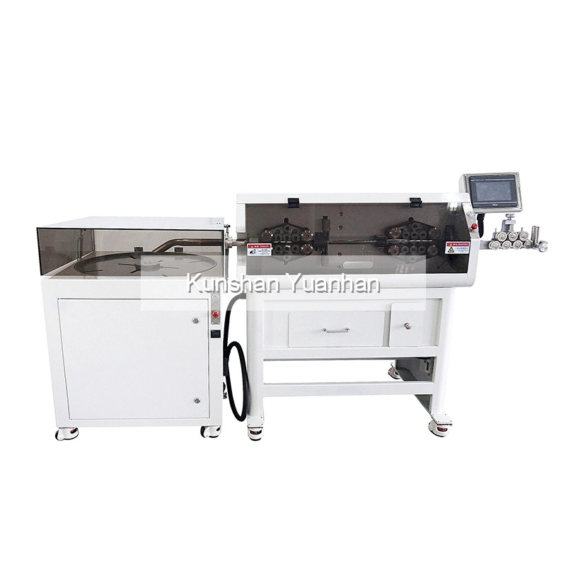 Automatic Large Gauge Power Cable Wire Stripping Machine Available to Add Wire Take up Device