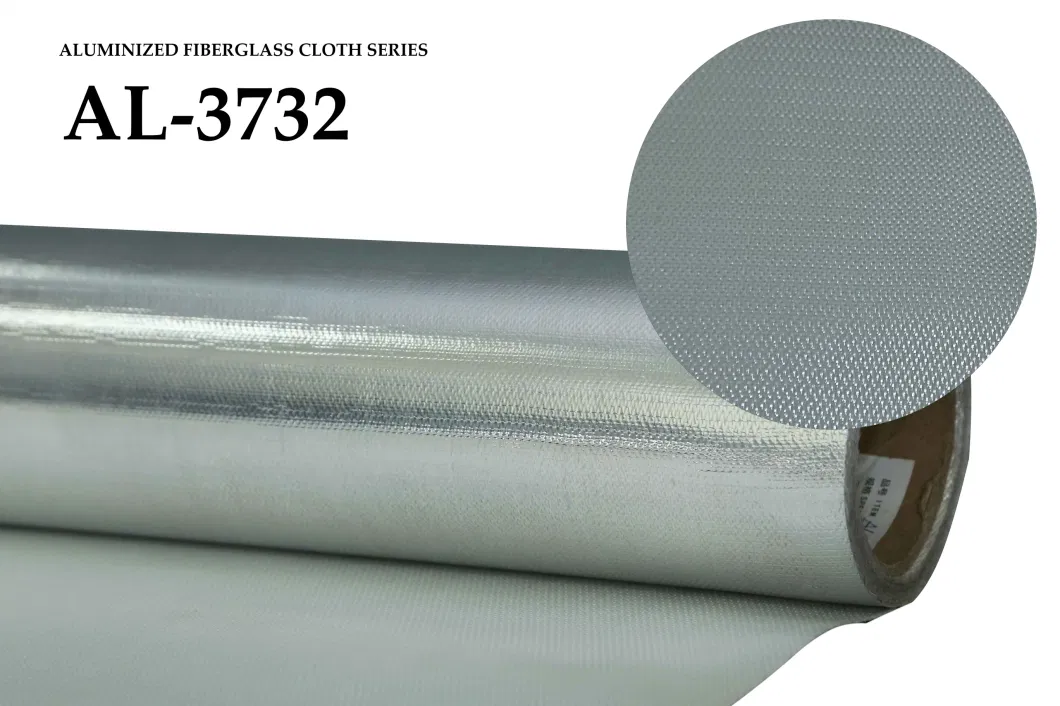 Aluminium Heat Shield Car Fiberglass Cloth Thermal Insulation Cloth