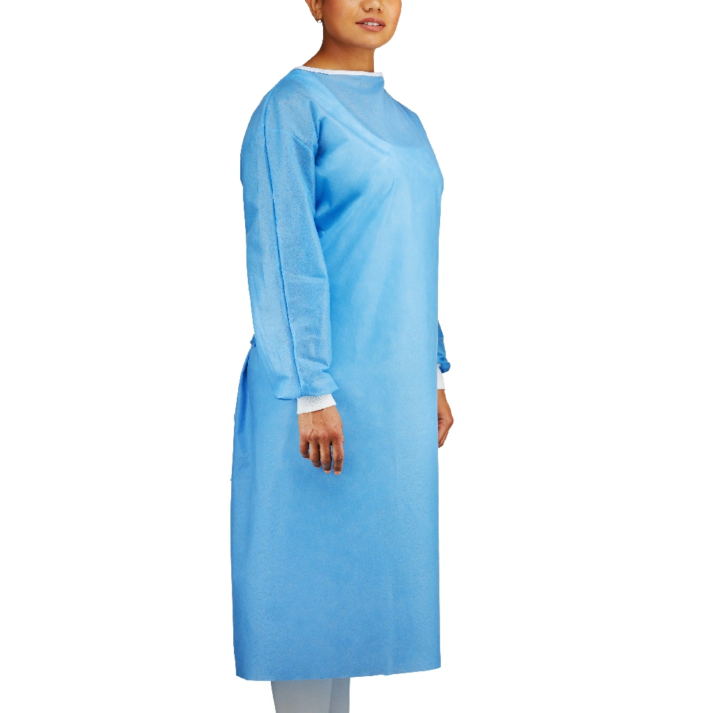 Medical Instrument PP Medical Isolation Gown Level 3 Disposable Protective Isolate Gown Clothing Non-Woven for Hospital in Stocks FDA/CE