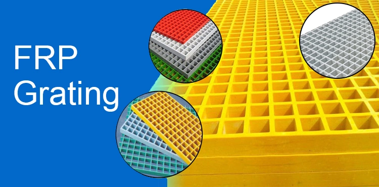 Fiberglass Pool Drainage Plastic Walkway Floor FRP GRP Molding Grating