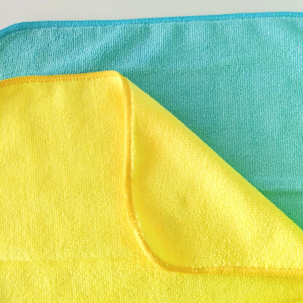 Wholesale Terry Housework Dish Cloth Car Cleaning Cloth Absorbent Dish Rag Microfiber Kitchen Towel