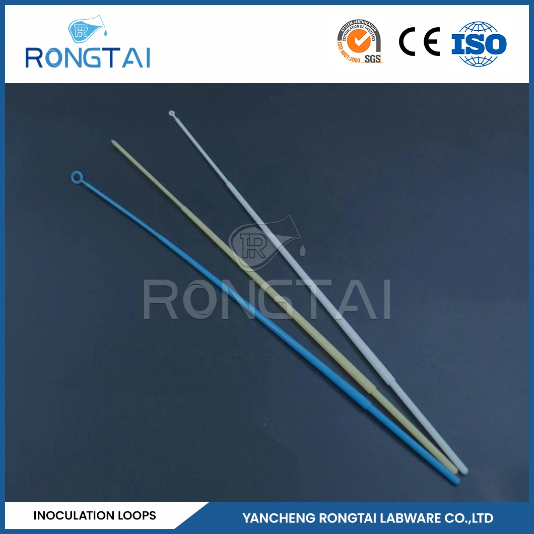 Rongtai Lab Equipment Factory as Plastic Inoculating Loop Inoculation Loop China 1UL 10UL 10UL+1UL Inoculating Needle in Microbiology