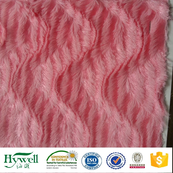 Warp Knitted Plush Fabric Artificial Fur Cushion Fabric