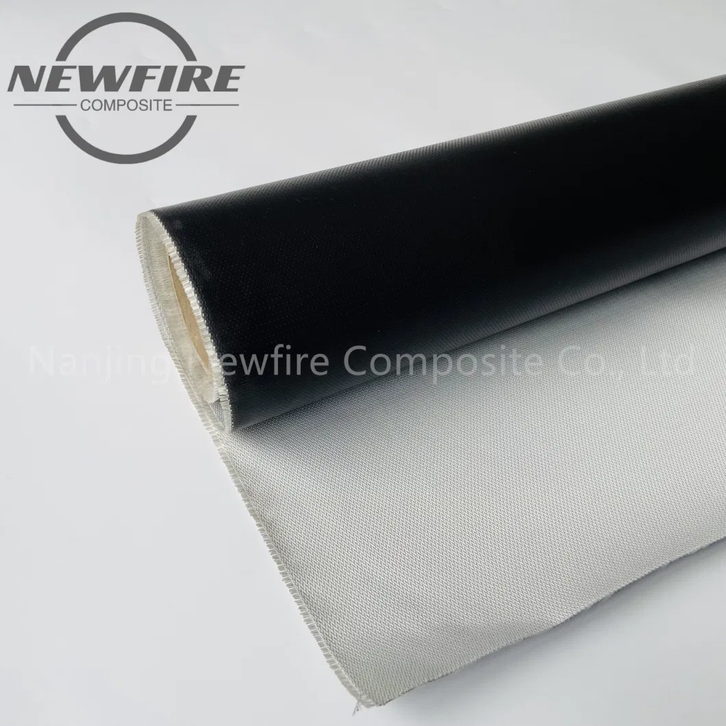 0.6mm Single Sided Medium Alkali Fireproof Cloth Fiberglass Cloth Silicone Coated Fabric Fiberglass Cloth High Quality Silicone Fiberglass Products