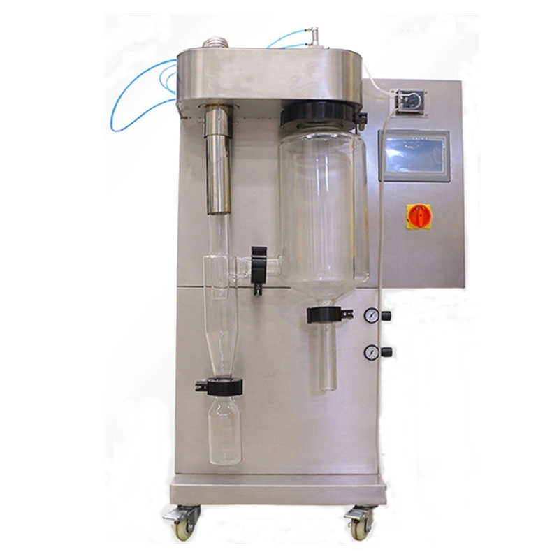 High Efficiency Laboratory Scale Full Stainless Steel Mini Spray Dryer Machine for Milk Protein Isolate Plant Pea Protein Slurry