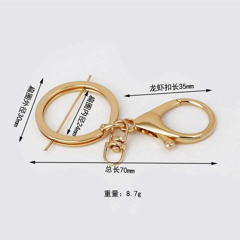 High-Grade Luggage Hardware Hanging Galvanized Alloy Dog Buckle Chain Head Hook