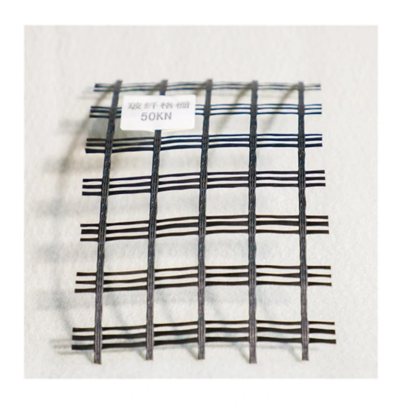 Fiberglass Geogrid Biaxial Uniaxial Glass Fiber Geogrid for Asphalt Road