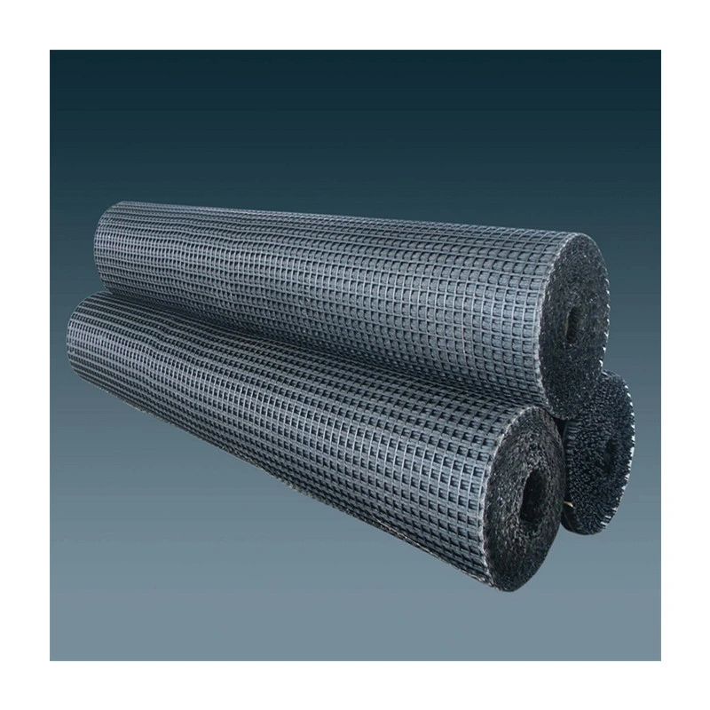 Earthwork Products Biaxial Glass Fiber Fiberglass 30kn/M Geogrid for Road Bed Railway