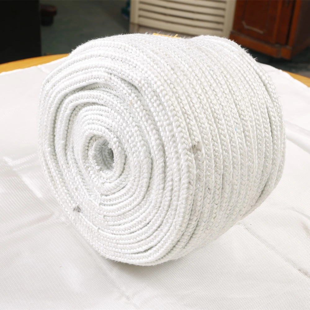 Factory Supply High Temperature Fiberglass Rope Seal Gland Packing Fiberglass Products