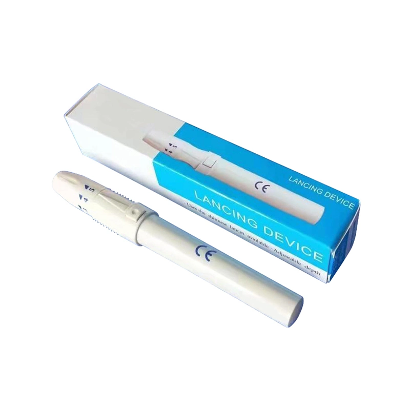 Hospital Use Blood Sampling Device Pen Type Safety Blood Collection Device in Single Box