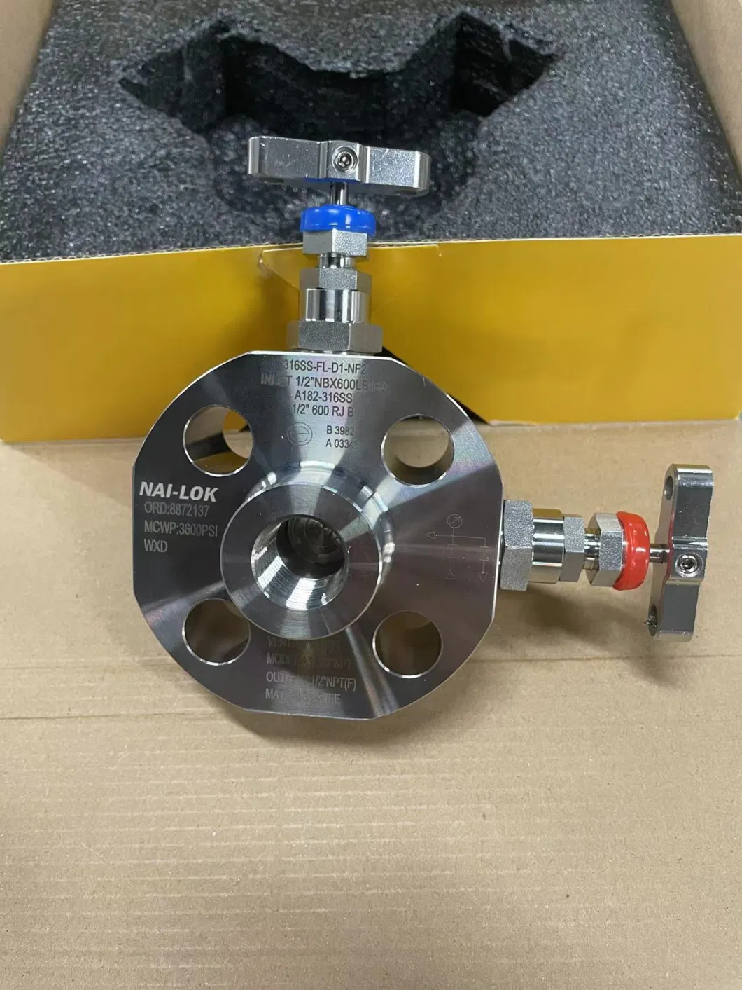 Nai-Lok High Quality Single Block and Bleed Valve Isolate Needle Valve Mono Flange Valve