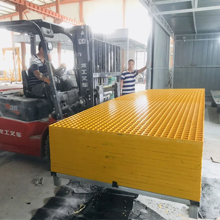 Hot Sale 50*50mm Fiberglass FRP GRP Trench Cover Walking Grating