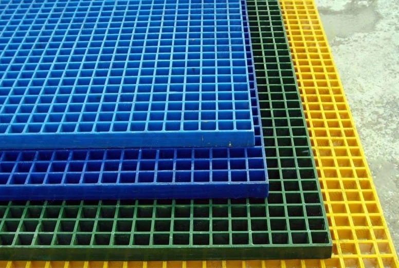 FRP GRP Fiberglass Mesh Flat Grating for Drain Grating Covers