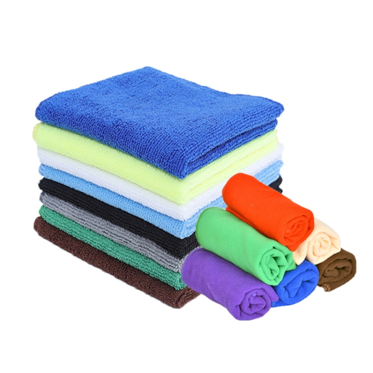 300GSM 350GSM Custom Size Microfiber Car Cleaning Towel Warp Knitting Cleaning Cloth with Your Logo