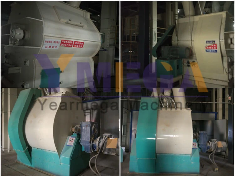 Bottom Full Open Animal Feed Mixing Process Machine with Pneumatic Type Discharging Device