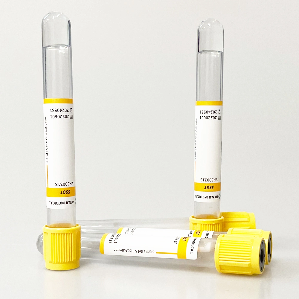 High Quality Clot Activator &amp; Gel Tube Vacuum Blood Collection Tubes