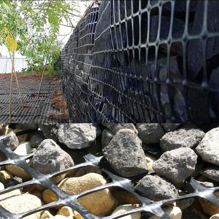 Earthing Plastic PP Biaxial Geogrid Gravel Ground Grid for Road Soil Stabilizer