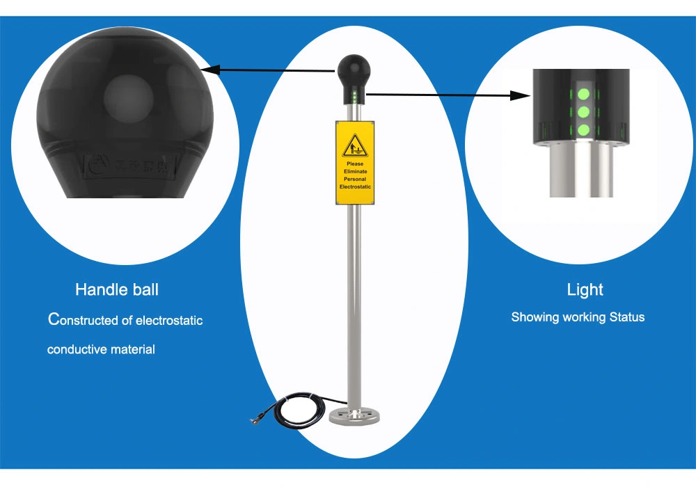 Personal/Human Electrostatic/Anti-Static Eliminator Device to Discharge Electrostatic From Human