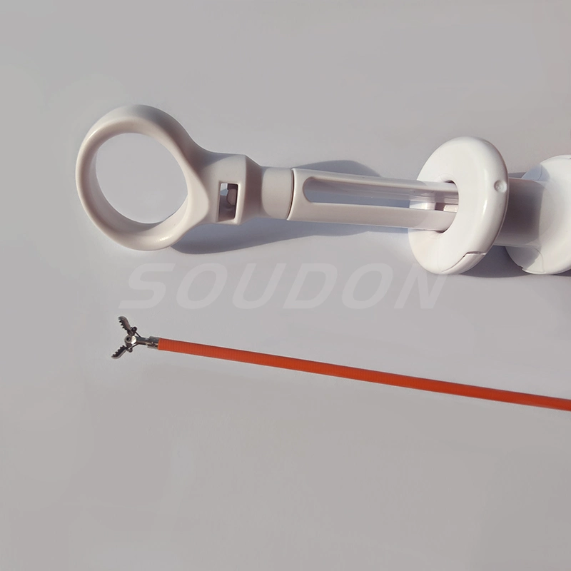 Flexible Operation Non-Stuck Handle Disposable Medical Endoscopic Biopsy Forceps Replaceable Custom Handle Supports OEM