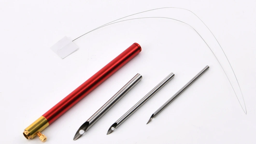 3 Sizes 2mm 2.5mm 3mm Embroidery Punch Needle Tool and Threader Yarn Craft