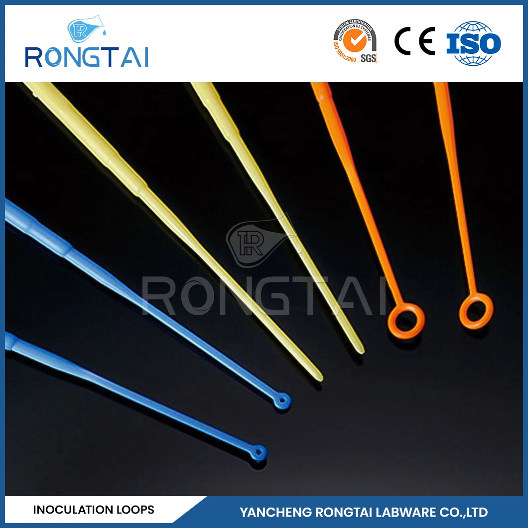 Rongtai Lab Equipment Factory as Plastic Inoculating Loop Inoculation Loop China 1UL 10UL 10UL+1UL Inoculating Needle in Microbiology