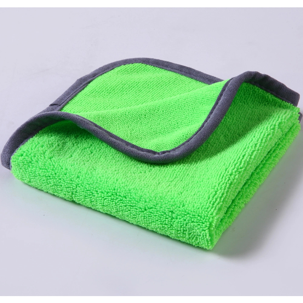 Warp-Knitted One Long Pile Loop and One Short Hair Terry Cleaning Cloth Detailing Car Wash Cleaning Drying Microfibra Panos Microfibre for Car Ceramic Painting