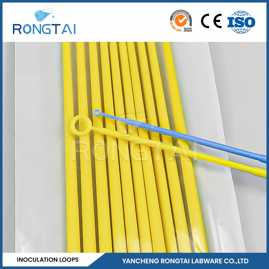 Rongtai Lab Equipment Factory as Plastic Inoculating Loop Inoculation Loop China 1UL 10UL 10UL+1UL Inoculating Needle in Microbiology