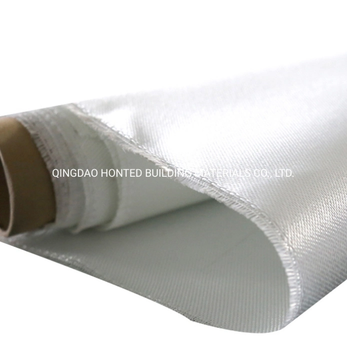 550-1500c High Temperature Fiberglass Cloth Heat Insulation Fireproof Flame Retardant Glass Fiber Cloth High Silica / Coated Silicone / PU Rubber