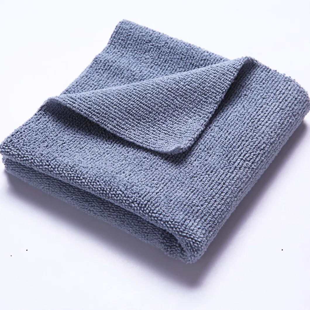 Ultrasonic Trimming Microfiber Wapr Knitted Towels, Edgeless Microfiber Warp Towels