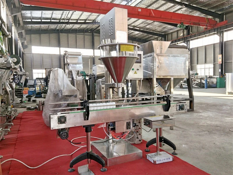 Auger Type Semi Automatic Protein Powder Seasoning Spices Packaging Equipment Sugar Starch Flour Powder Filling Packing Machine