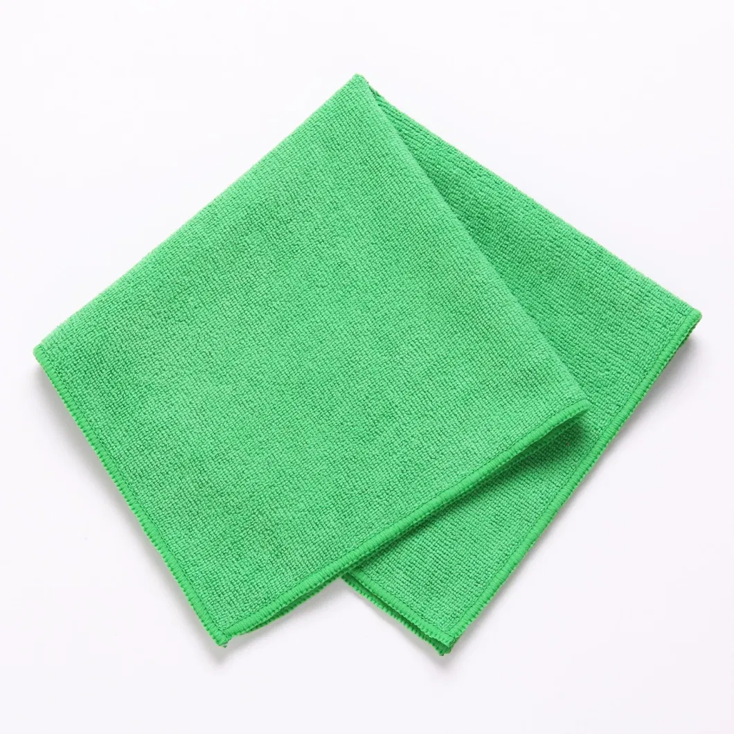 Multi-Purporse Microfiber Cleaning Towels with Different Parameters and Sizes, Warp Knitted Microfibre Cleaning Towels