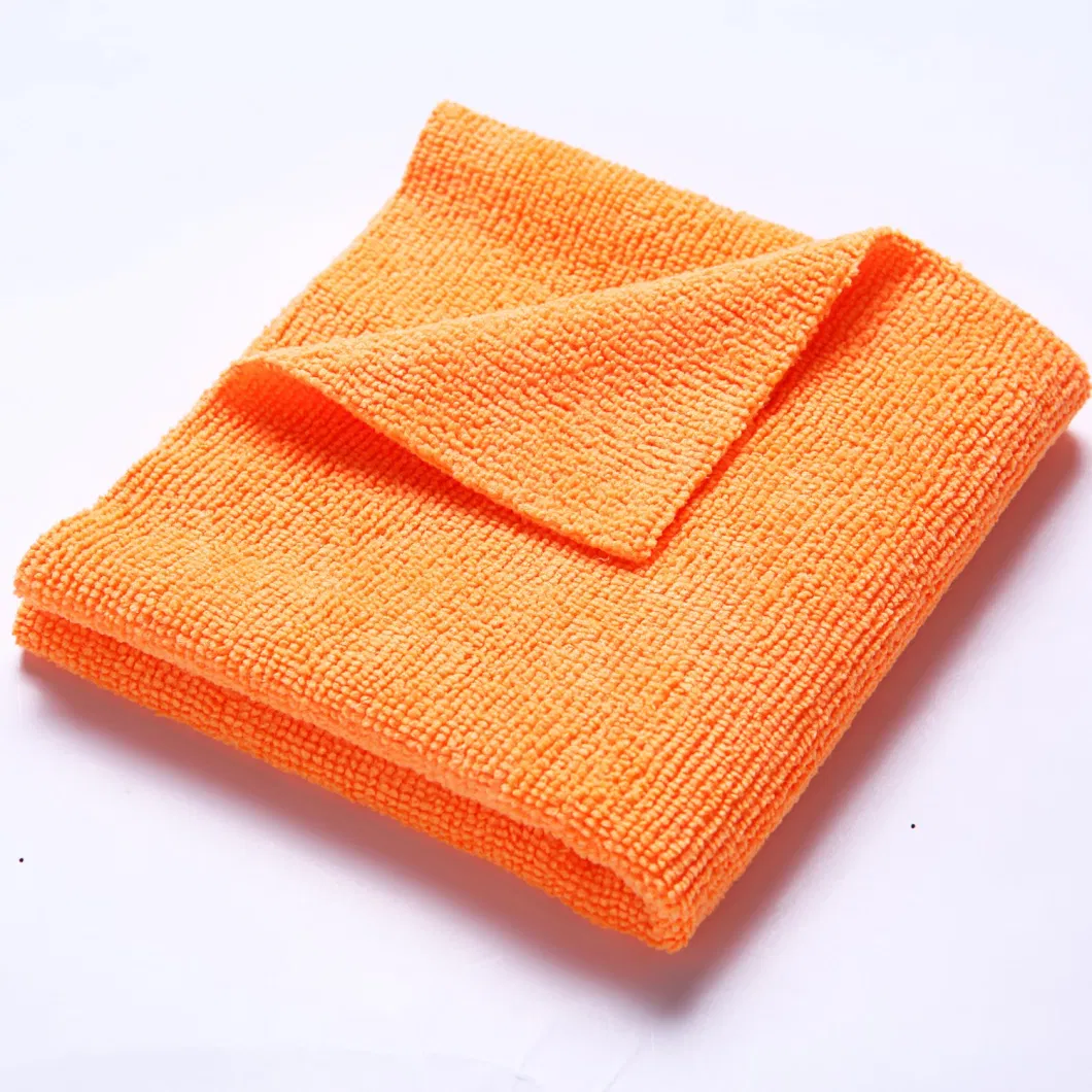 Ultrasonic Trimming Microfiber Wapr Knitted Towels, Edgeless Microfiber Warp Towels