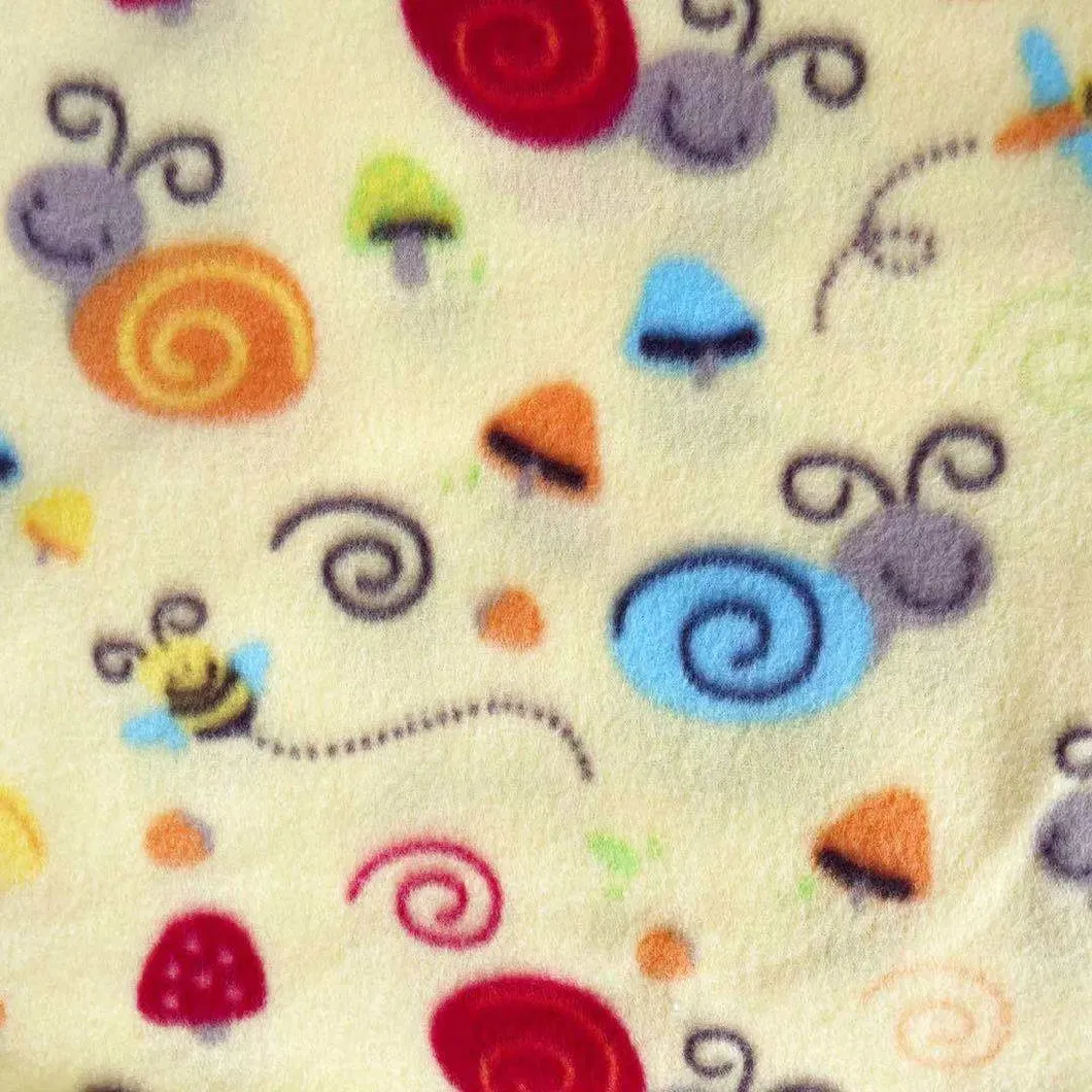 Circle Yarn Knitted Terry Polar Fleece Fabric Cheap Price Micro Polar Fleece Fabric with Double Side Brushed