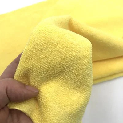 Good Quality Microfiber Towels with Ordinary Warp Knitted and Standard 80% Polyester, 20% Polyamide Raw Microfiber Yarn