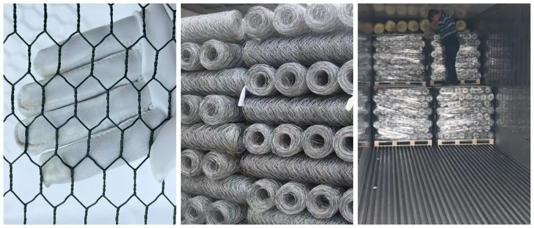 Hexagonal Polyester Fiber Tulle Mesh Net Fabric and Double Twist Hexagonal Wire Mesh Netting Galvanized Hexagonal Wire Mesh