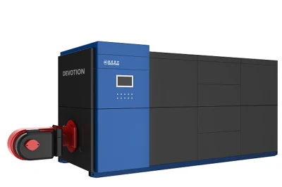 Gas, Oil, Dual Fuel Hot Water Boiler with European Burner