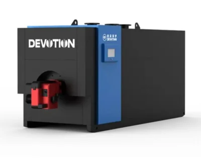Gas, Oil, Dual Fuel Hot Water Boiler with European Burner