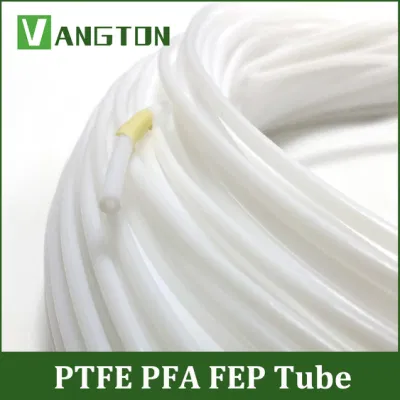 White Transparent Translucent FEP/PFA/PTFE Extruded Tube
