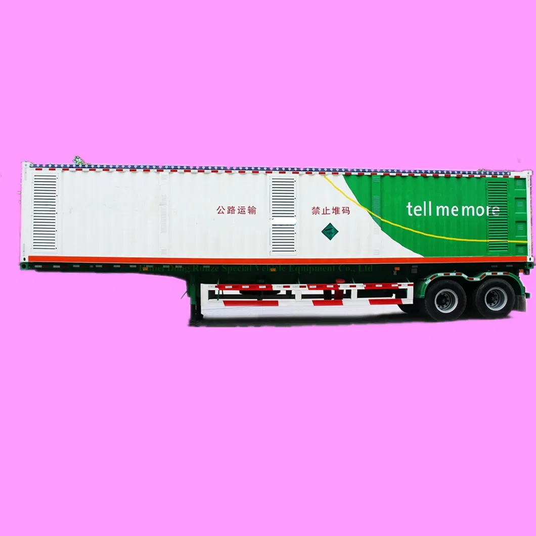 Hydrogen Transport Tank Mounted on Trailer (Cascade Gas Jumbo Tube Skid Delivery Gaseous Hydrogen /Helium Tube Trailer)